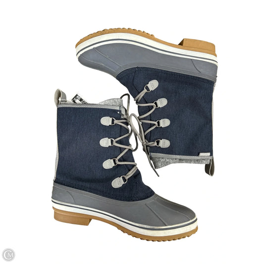 Boots Snow By Cme In Navy, Size: 9