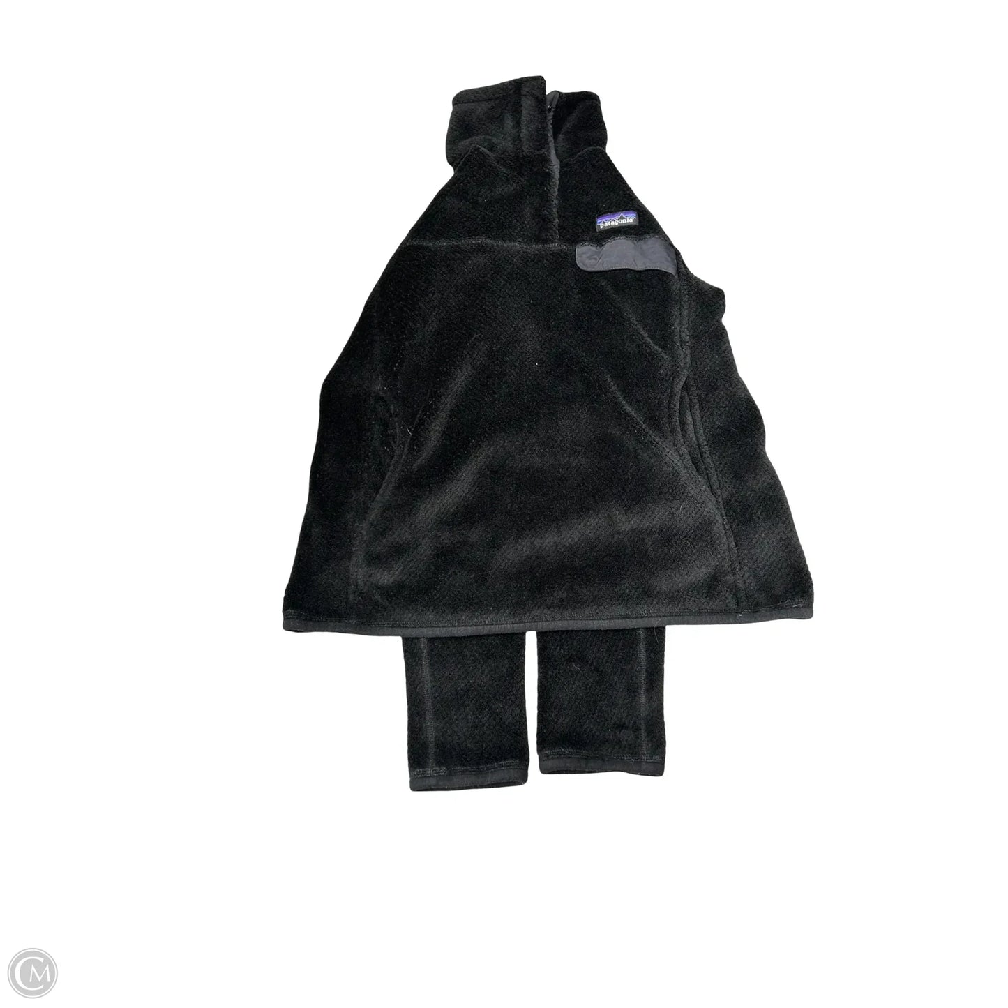 Sweatshirt Collar By Patagonia In Black, Size: M