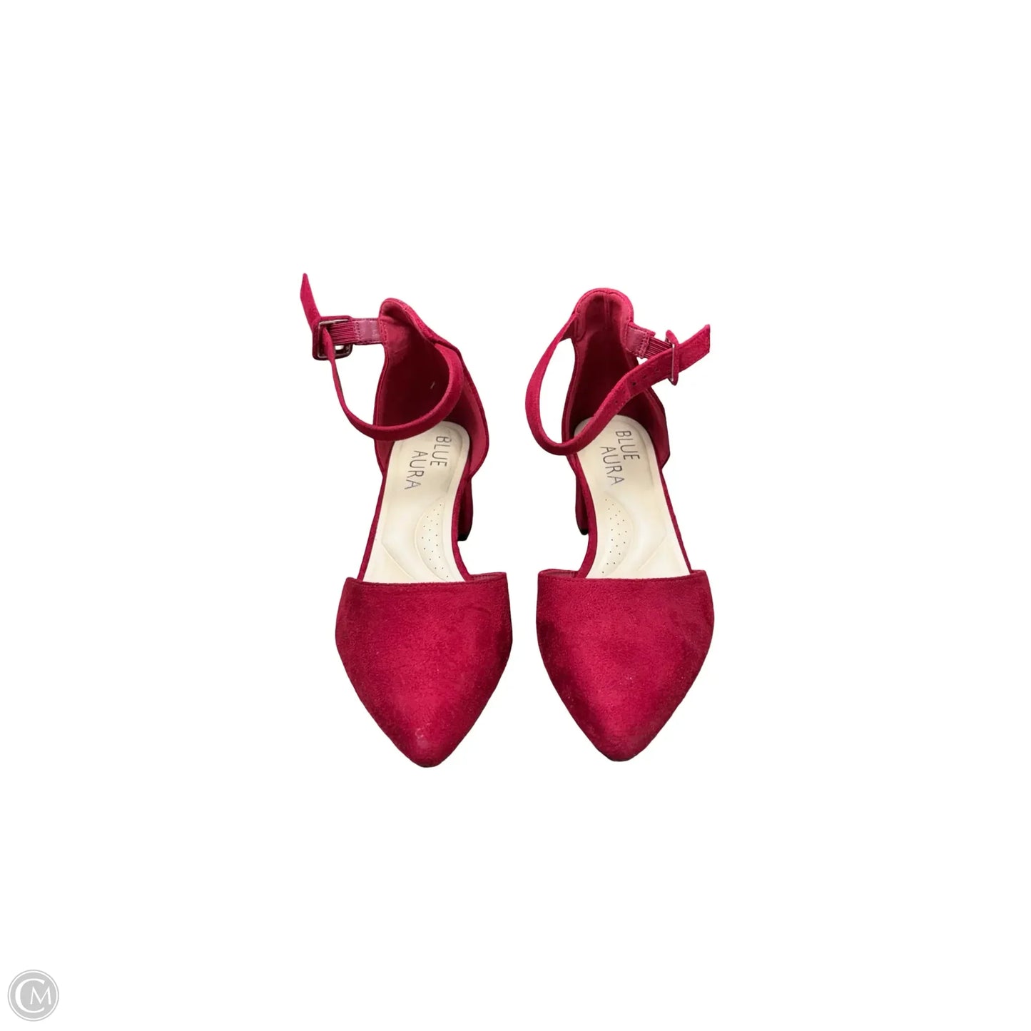 Shoes Heels Kitten By Cme In Red, Size: 7.5