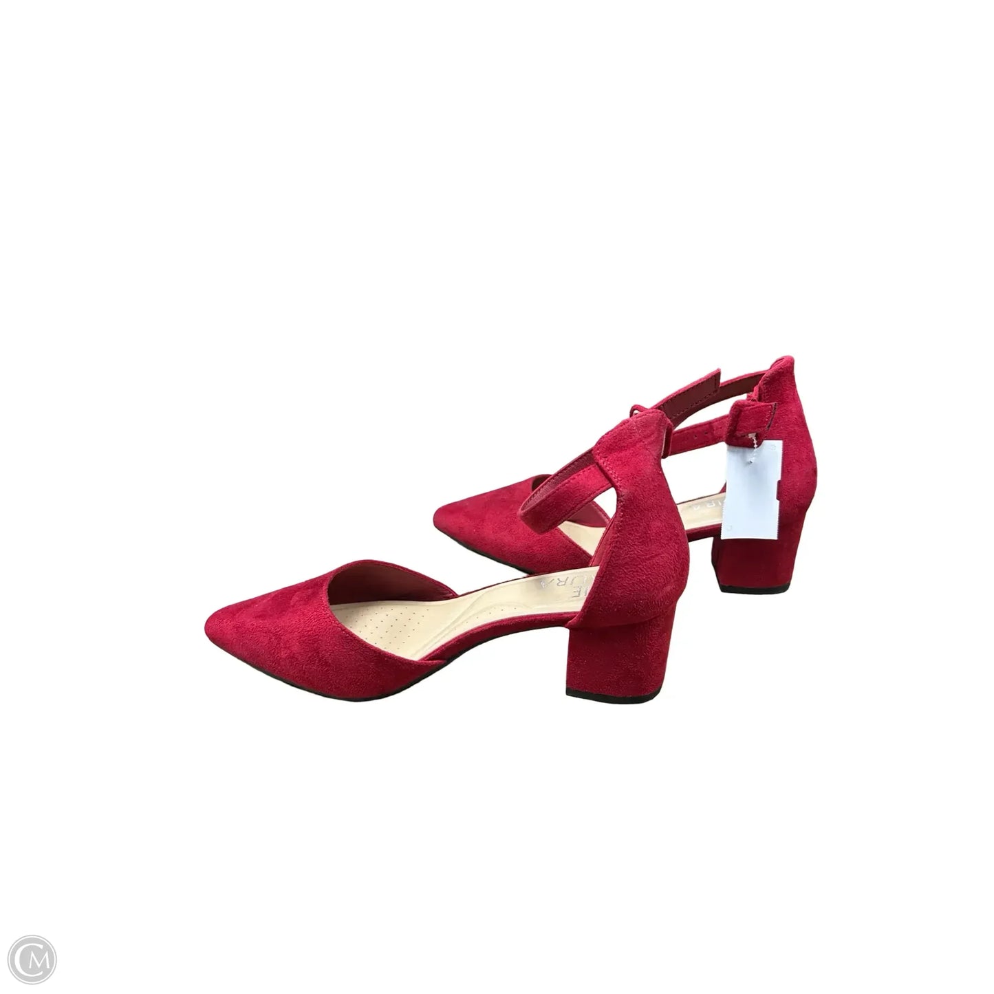 Shoes Heels Kitten By Cme In Red, Size: 7.5