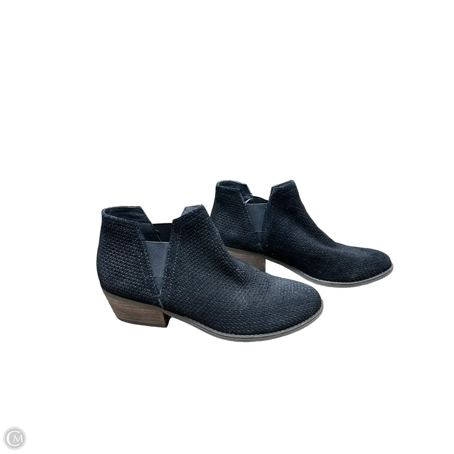 Boots Ankle Flats By Crown Vintage In Black, Size: 7.5