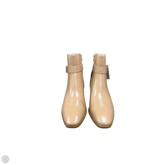 Boots Ankle Heels By Journee In Tan, Size: 8.5