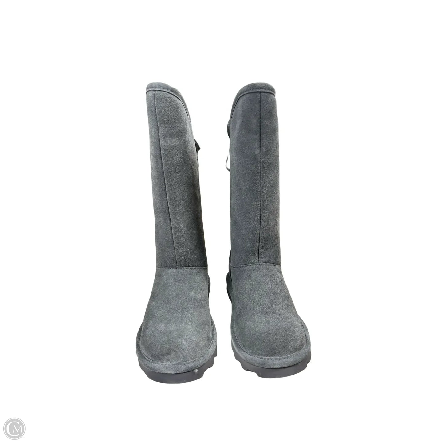 Boots Mid-calf Flats By Bearpaw In Grey, Size: 7