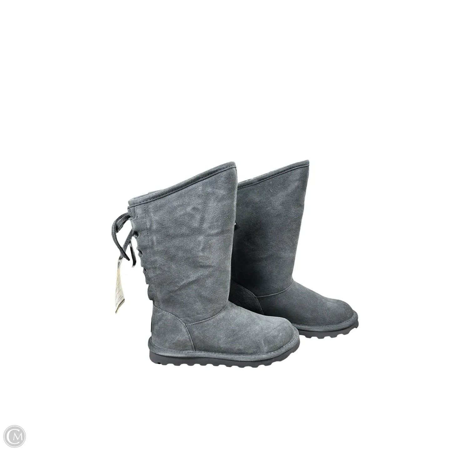 Boots Mid-calf Flats By Bearpaw In Grey, Size: 7