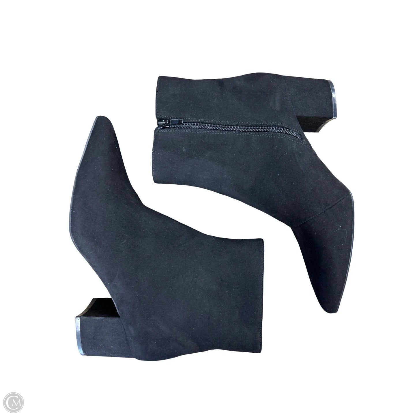 Boots Ankle Heels By Sugar In Black, Size: 9