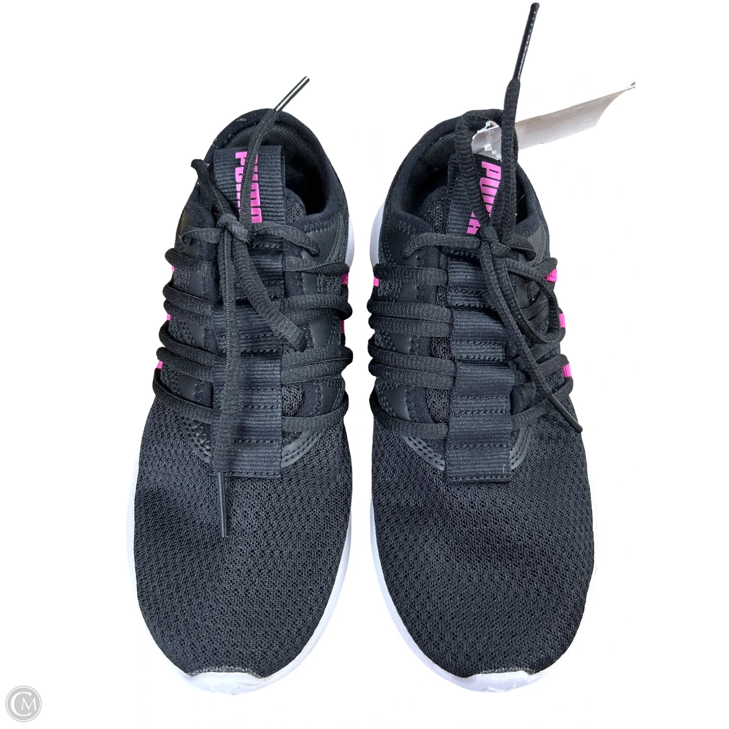 Shoes Athletic By Puma In Black & Pink, Size: 6