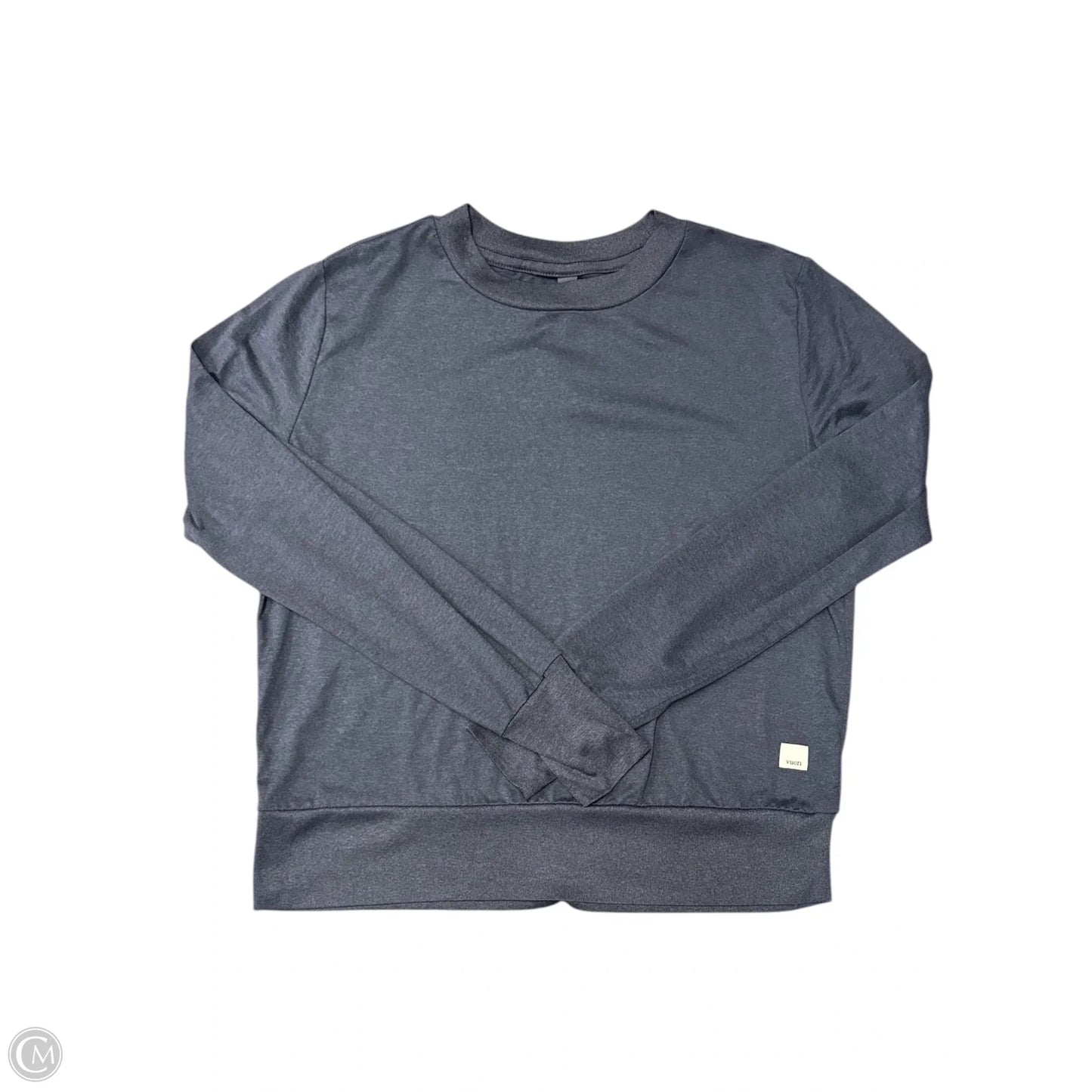 Athletic Top Long Sleeve Crewneck By Vuori In Blue, Size: S