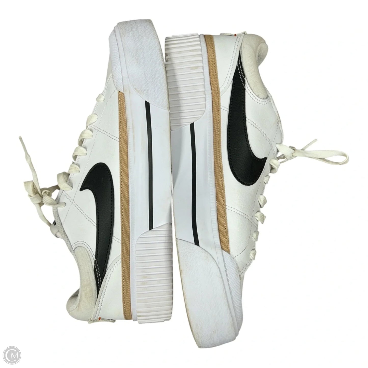 Shoes Sneakers Platform By Nike In Black & White, Size: 11