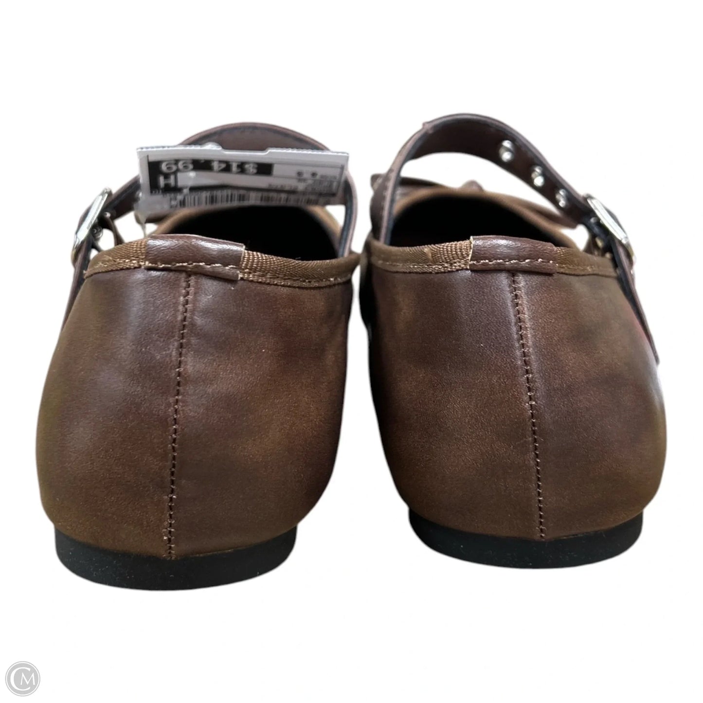 Shoes Flats By Cider In Brown, Size: 8.5