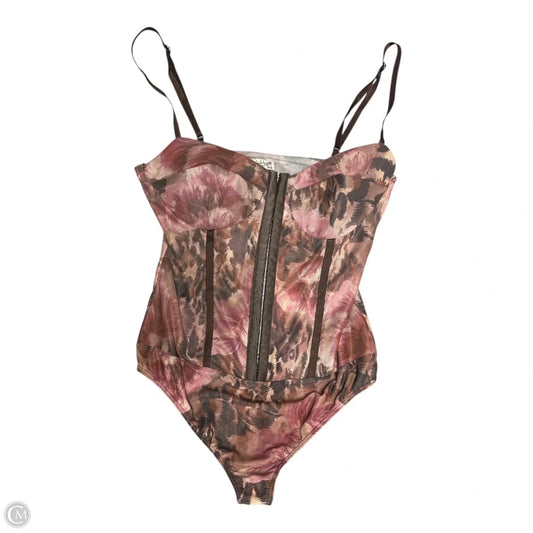 Bodysuit By Free People In Floral Print, Size: M