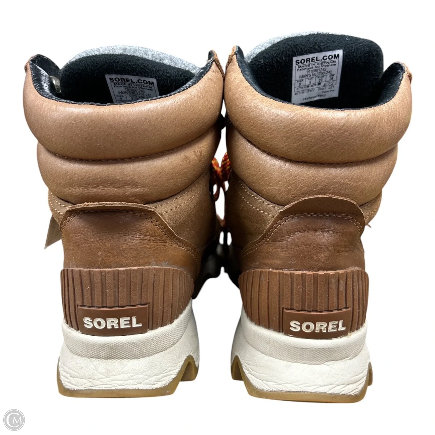 Boots Snow By Sorel In Brown, Size: 8