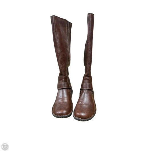 Boots Knee Flats By Boc In Brown, Size: 9.5