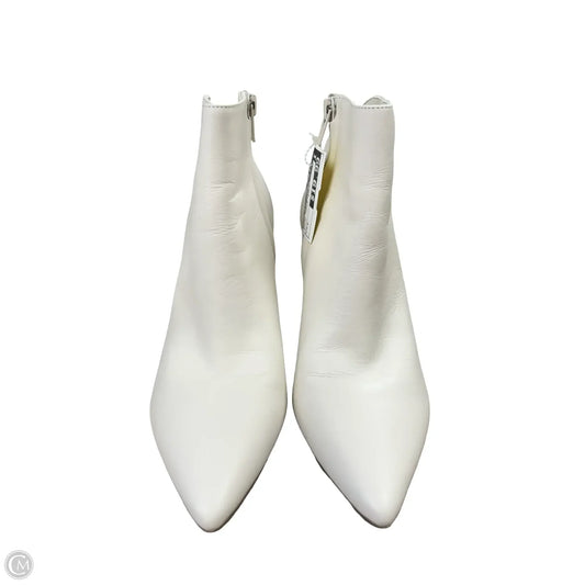 Boots Ankle Heels By Nine West Apparel In White, Size: 7