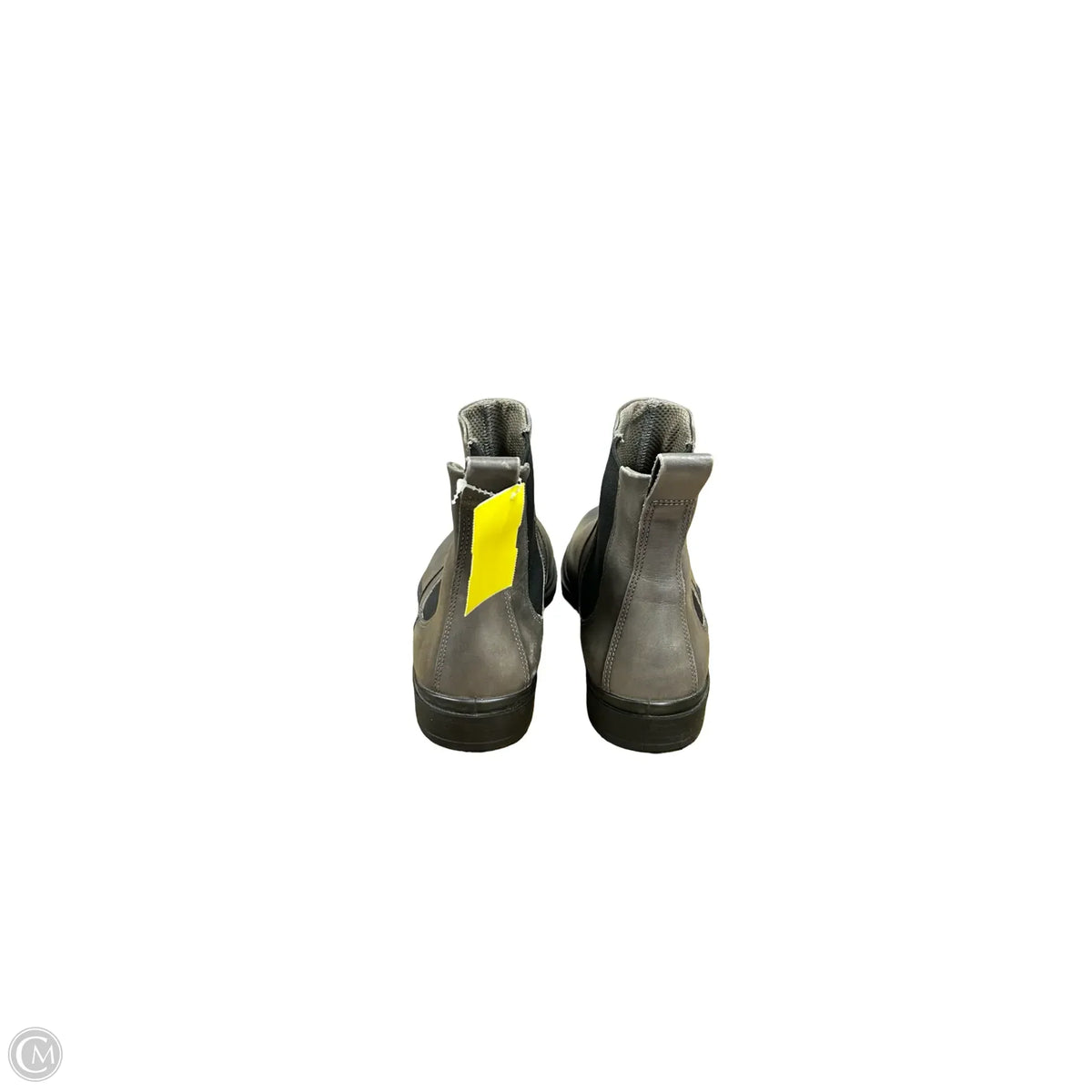Boots Ankle Flats By Ecco In Grey, Size: 10.5