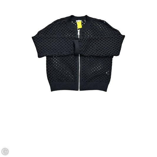 Sweater Cardigan By 7diamonds In Black, Size: M