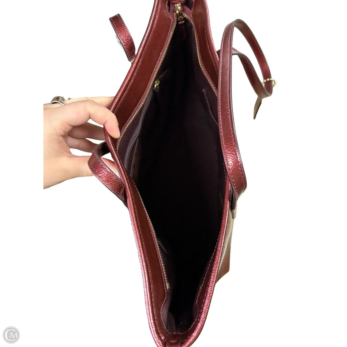 Handbag Designer By Coach, Size: Medium