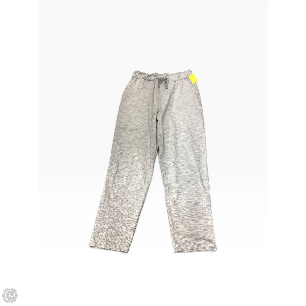 Athletic Pants By Lululemon In Grey & White, Size: 8