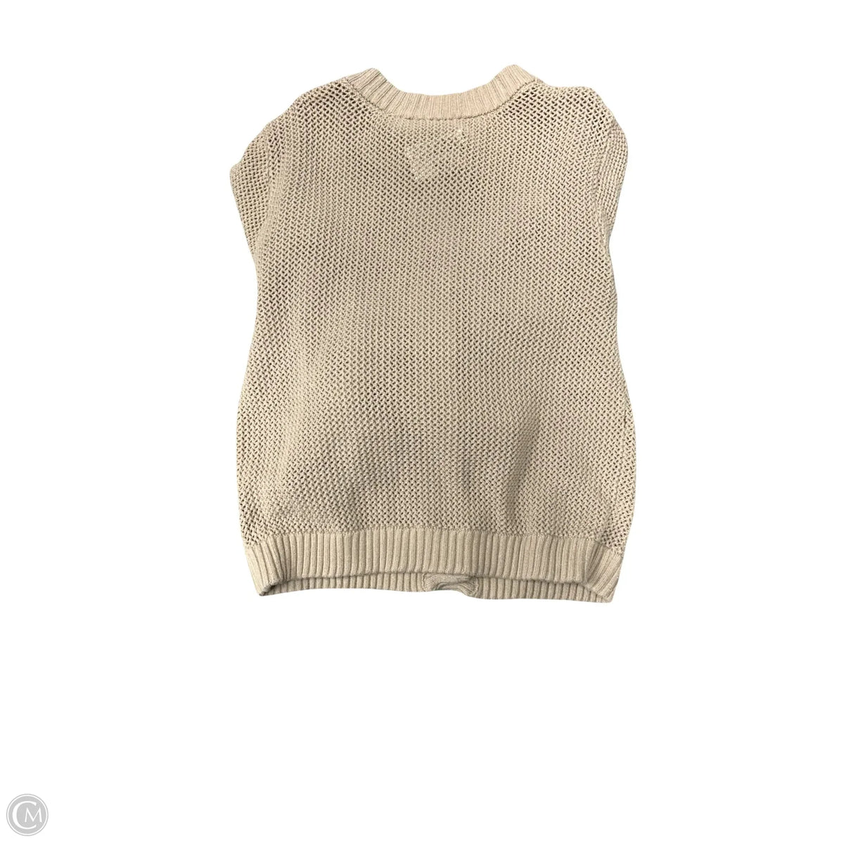 Sweater Cardigan By Current Air In Beige, Size: S