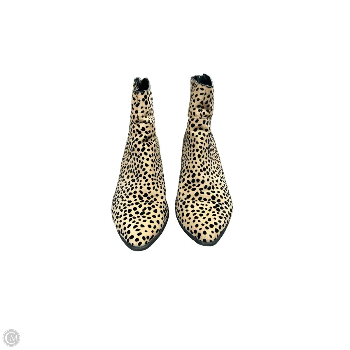 Boots Ankle Flats By Qupid In Leopard Print, Size: 8.5