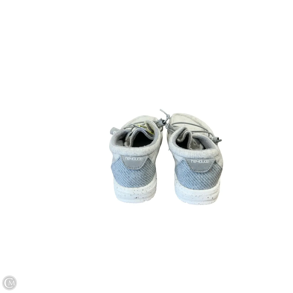 Shoes Flats By Hey Dude In Grey, Size: 7