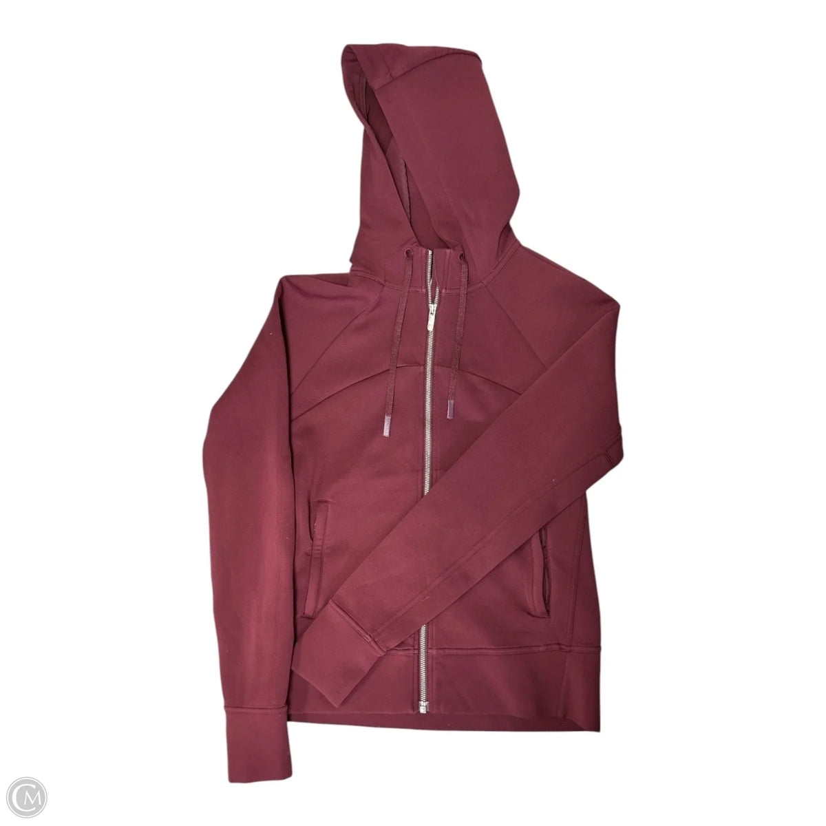 Athletic Jacket By Lululemon In Maroon, Size: 8
