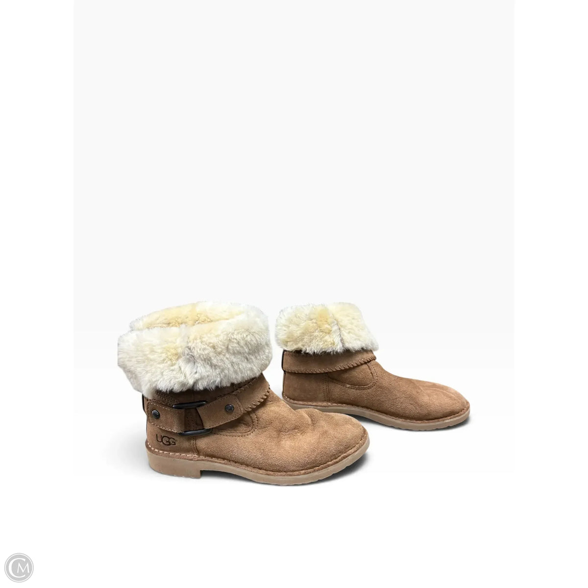 Boots Designer By Ugg In Brown, Size: 8