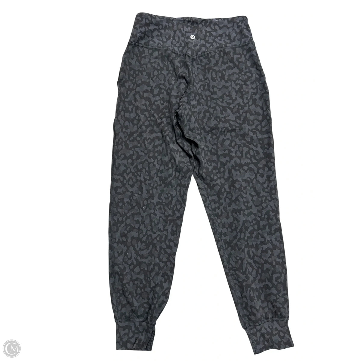 Athletic Pants By Lululemon In Black & Grey, Size: 8