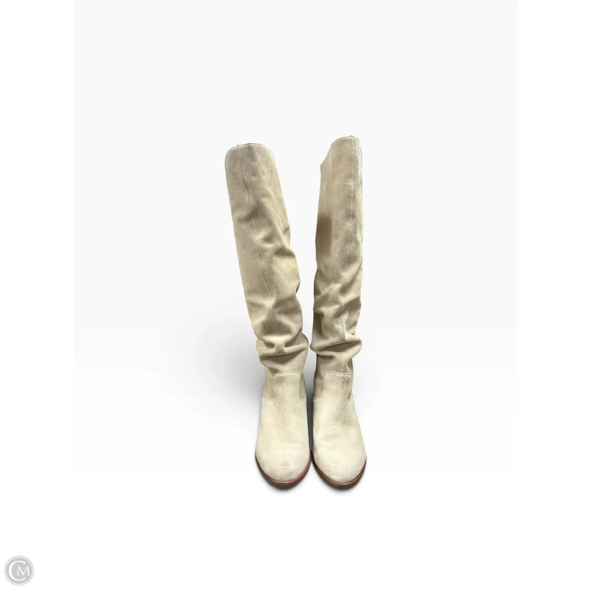 Boots Knee Heels By Kelsi Dagger In Tan, Size: 7