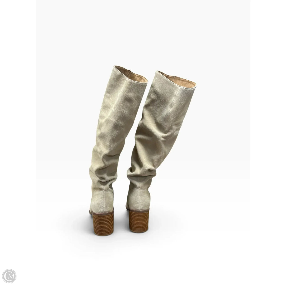 Boots Knee Heels By Kelsi Dagger In Tan, Size: 7