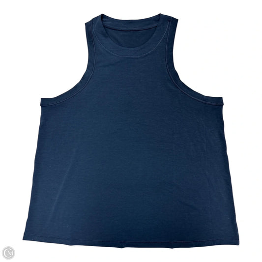 Athletic Tank Top By Lululemon In Navy, Size: 10
