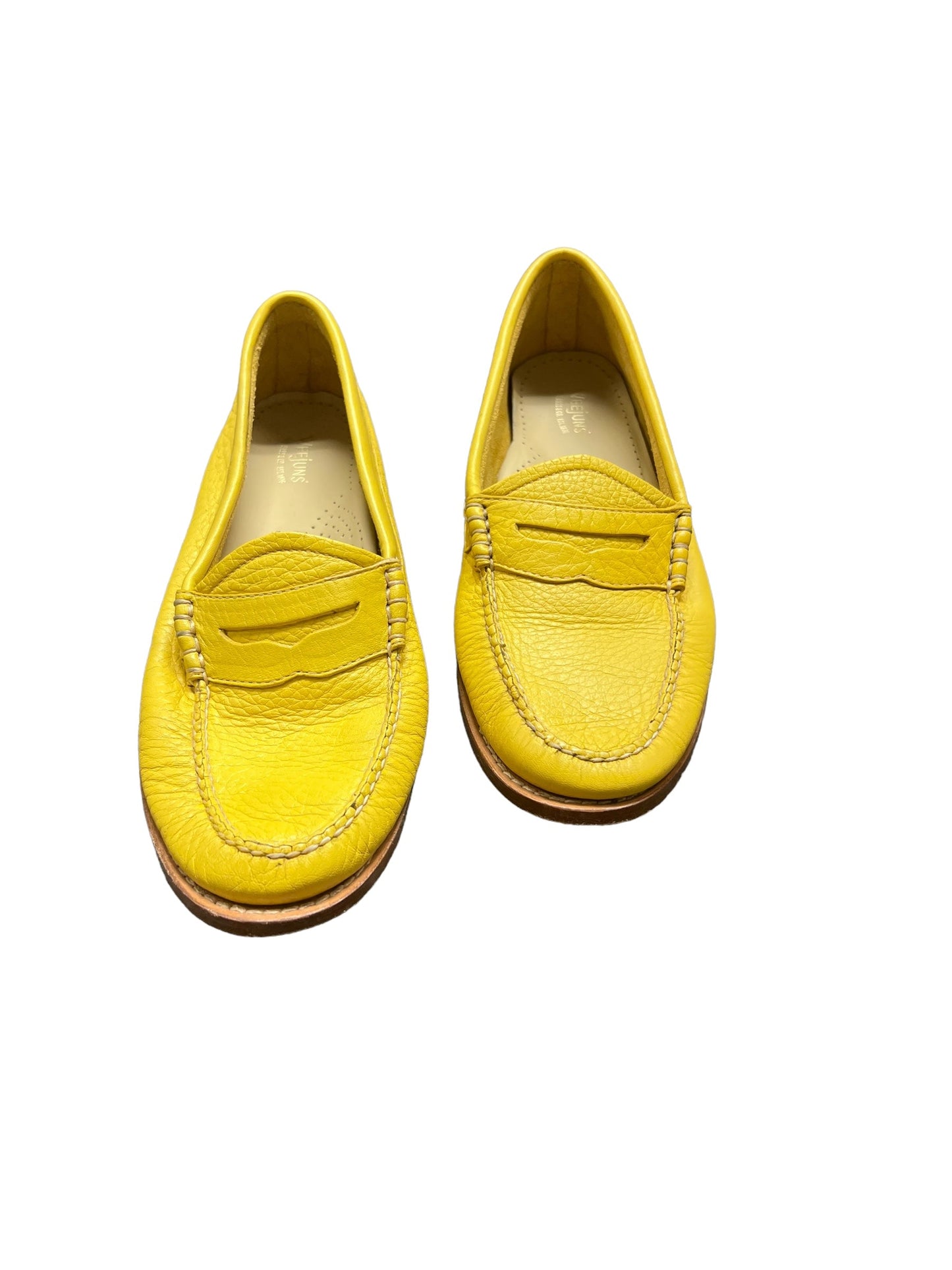 Yellow Shoes Flats Cma, Size 9