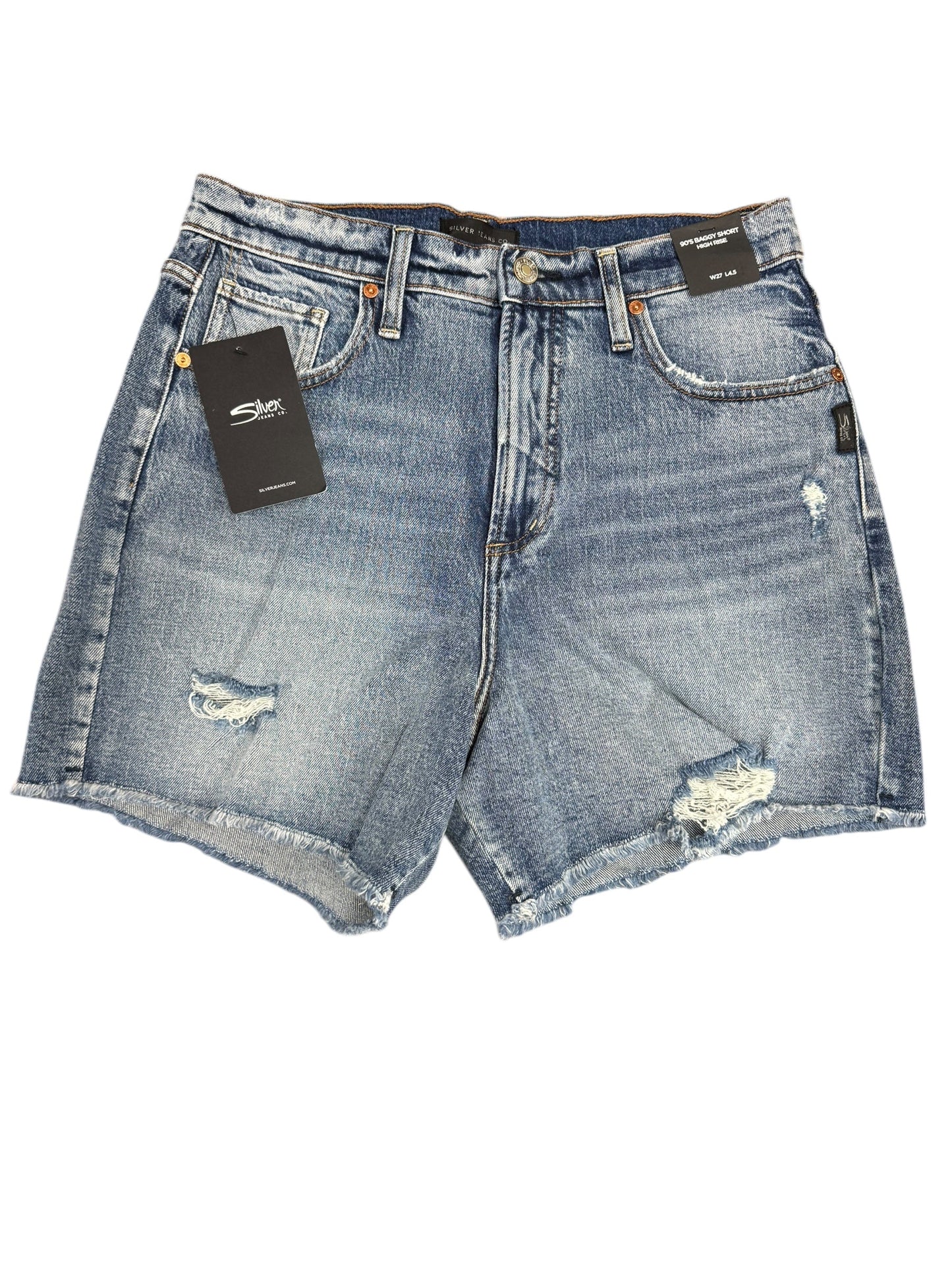 Shorts By Silver In Blue Denim, Size: 4