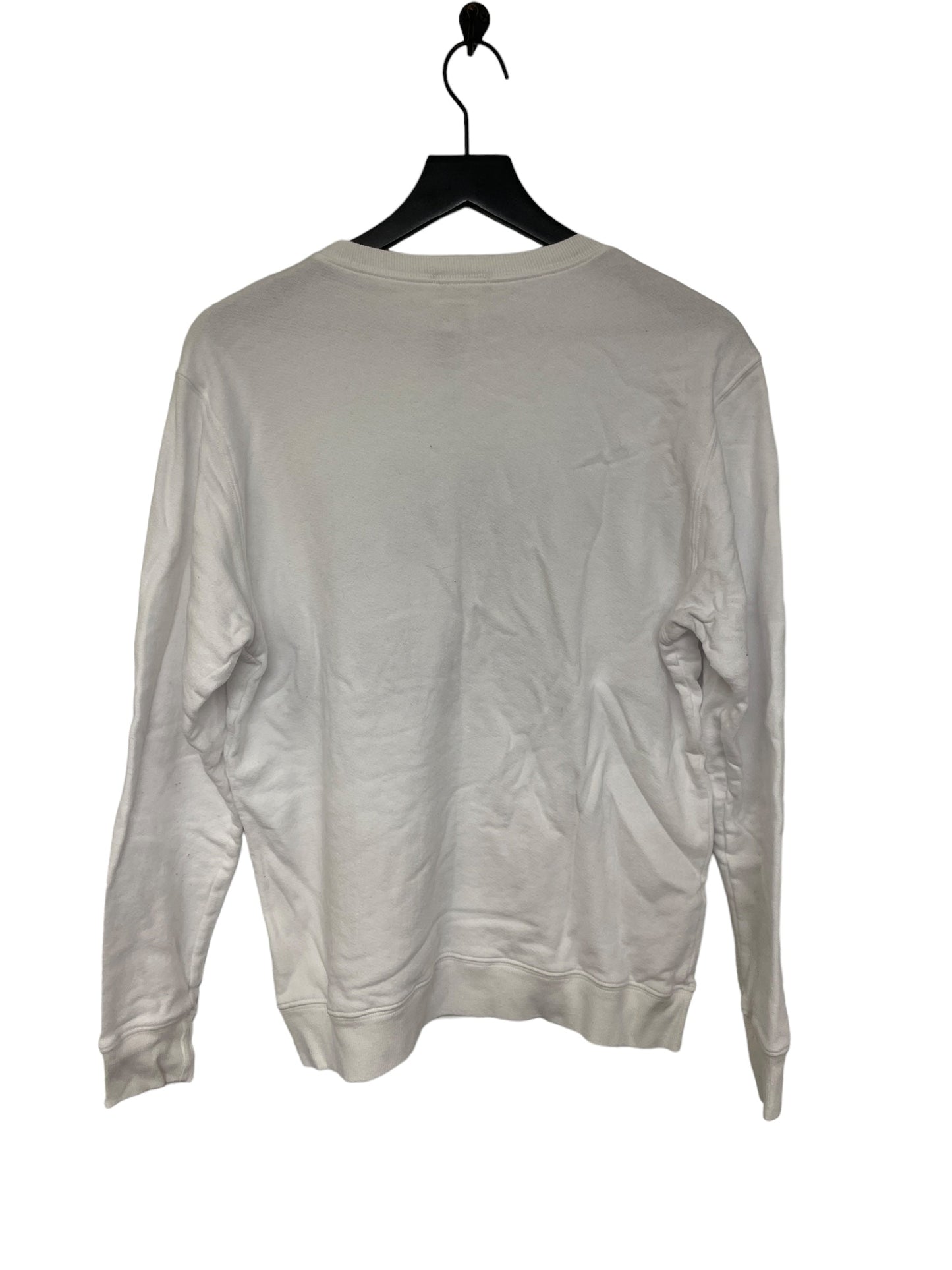 White Sweatshirt Crewneck Cmc, Size L