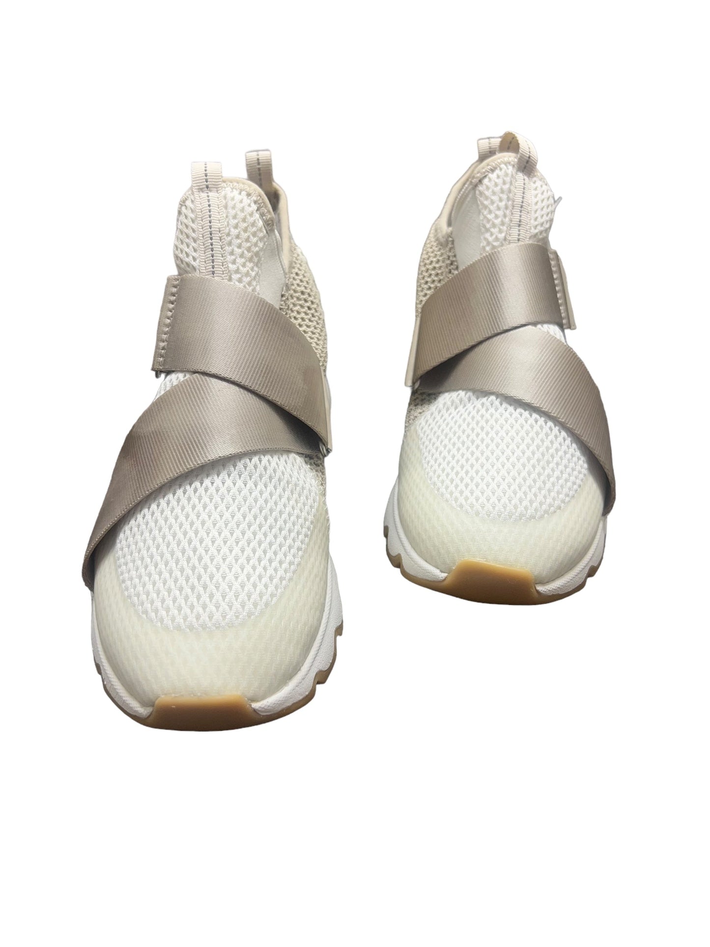 Tan & White Shoes Sneakers Sorel, Size 8