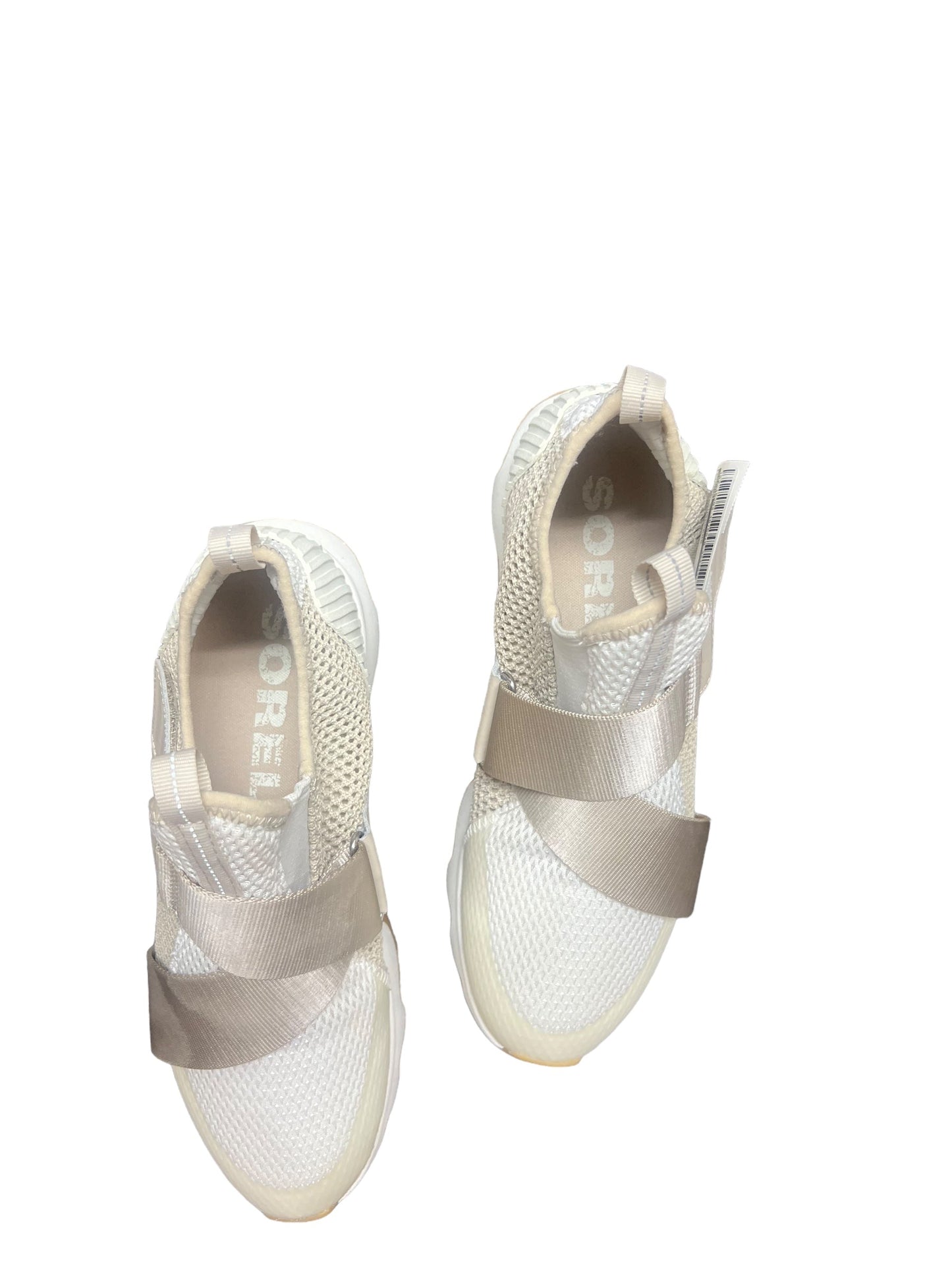 Tan & White Shoes Sneakers Sorel, Size 8
