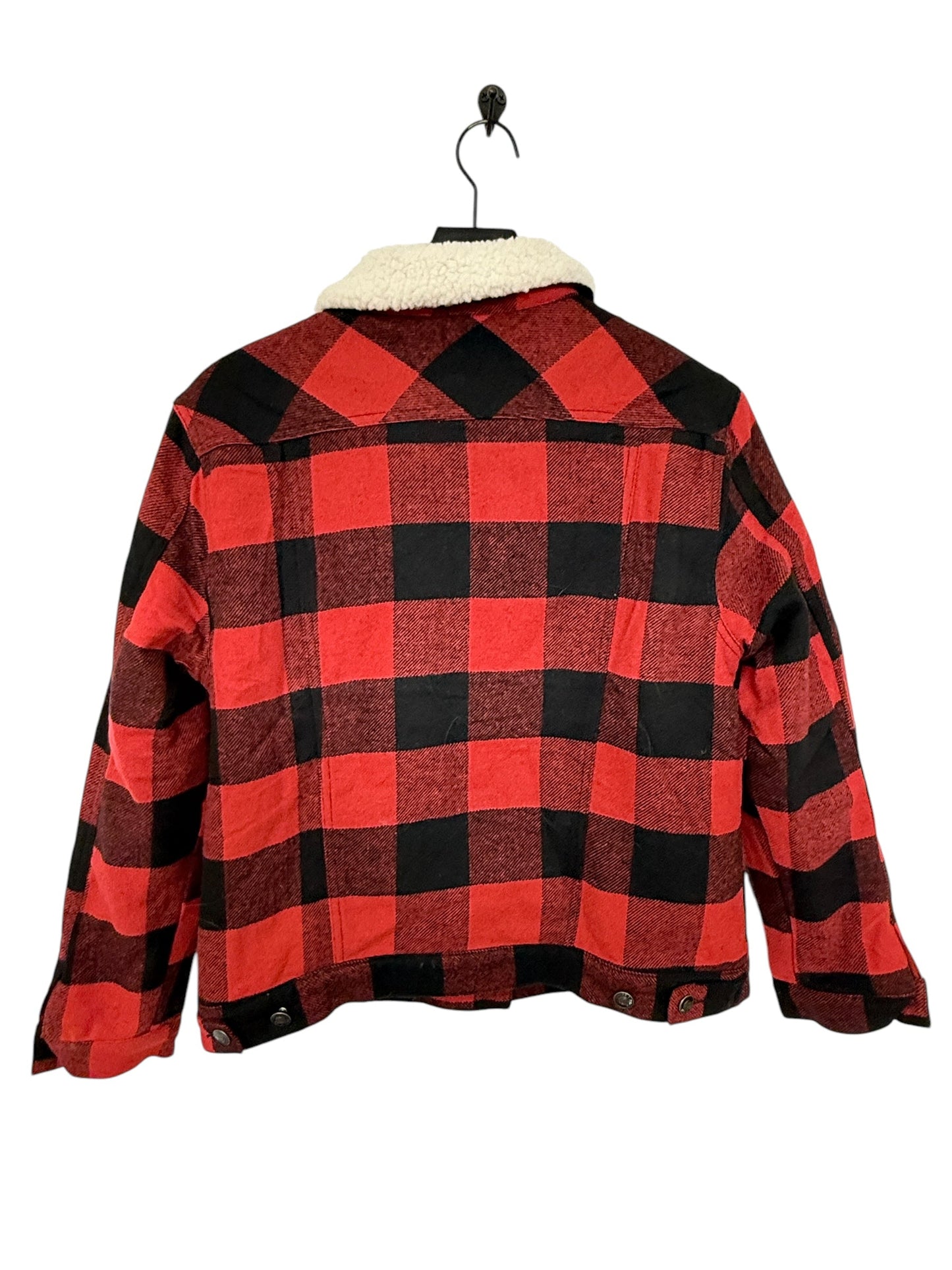 Jacket Other By Love Tree In Black & Red, Size: M