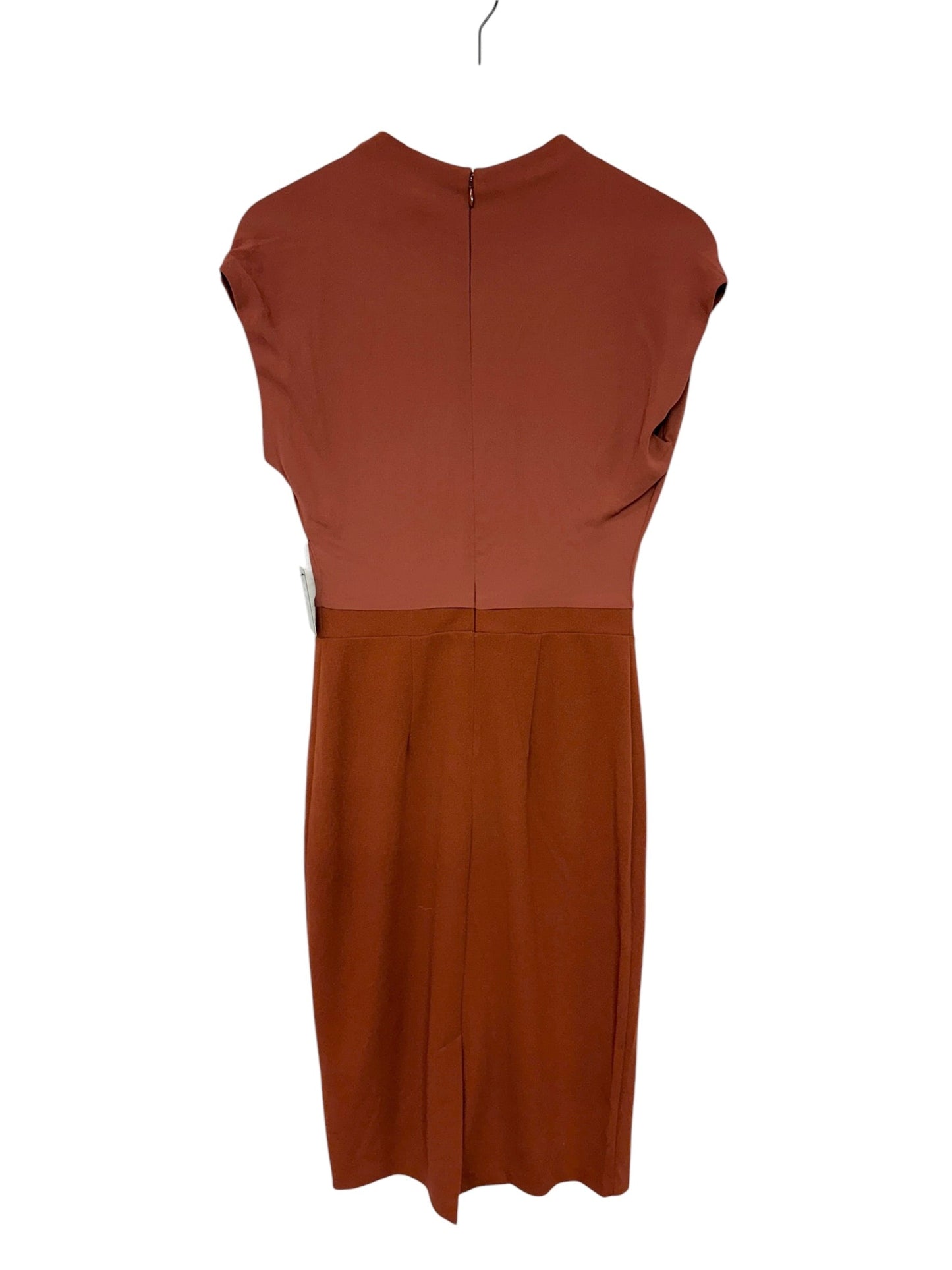 Dress Party Midi By Express In Orange, Size: S