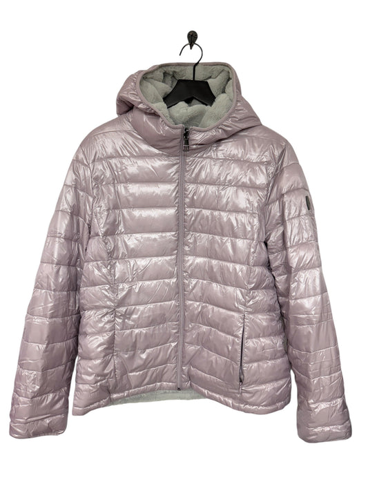 Coat Puffer & Quilted By Andrew Marc In Purple, Size: L