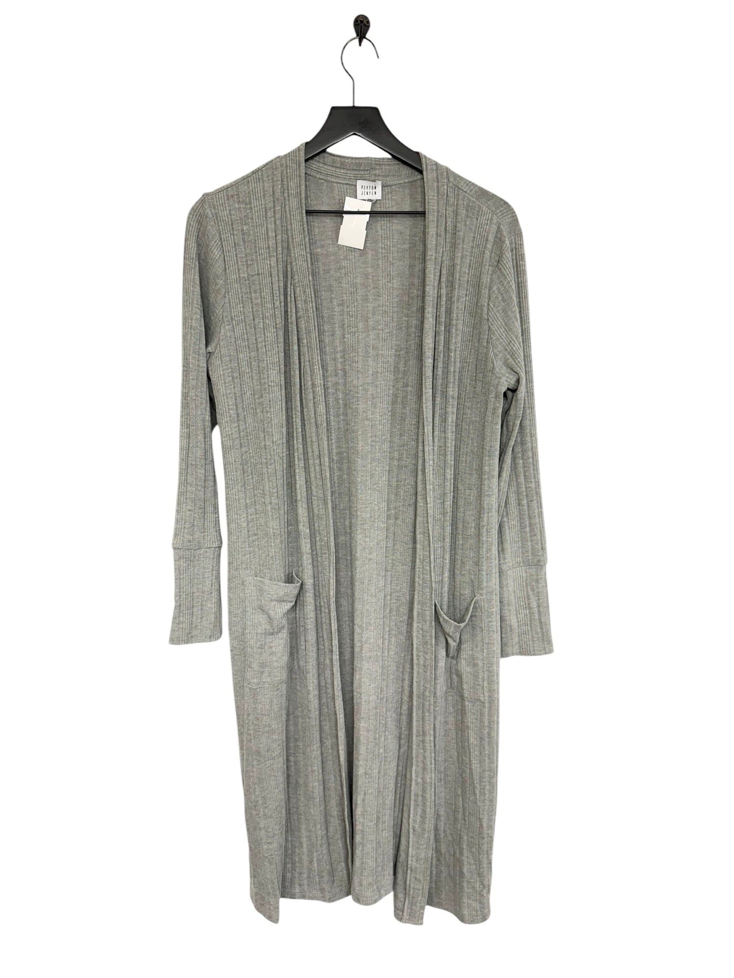 Cardigan By Peyton Jensen In Grey, Size: L