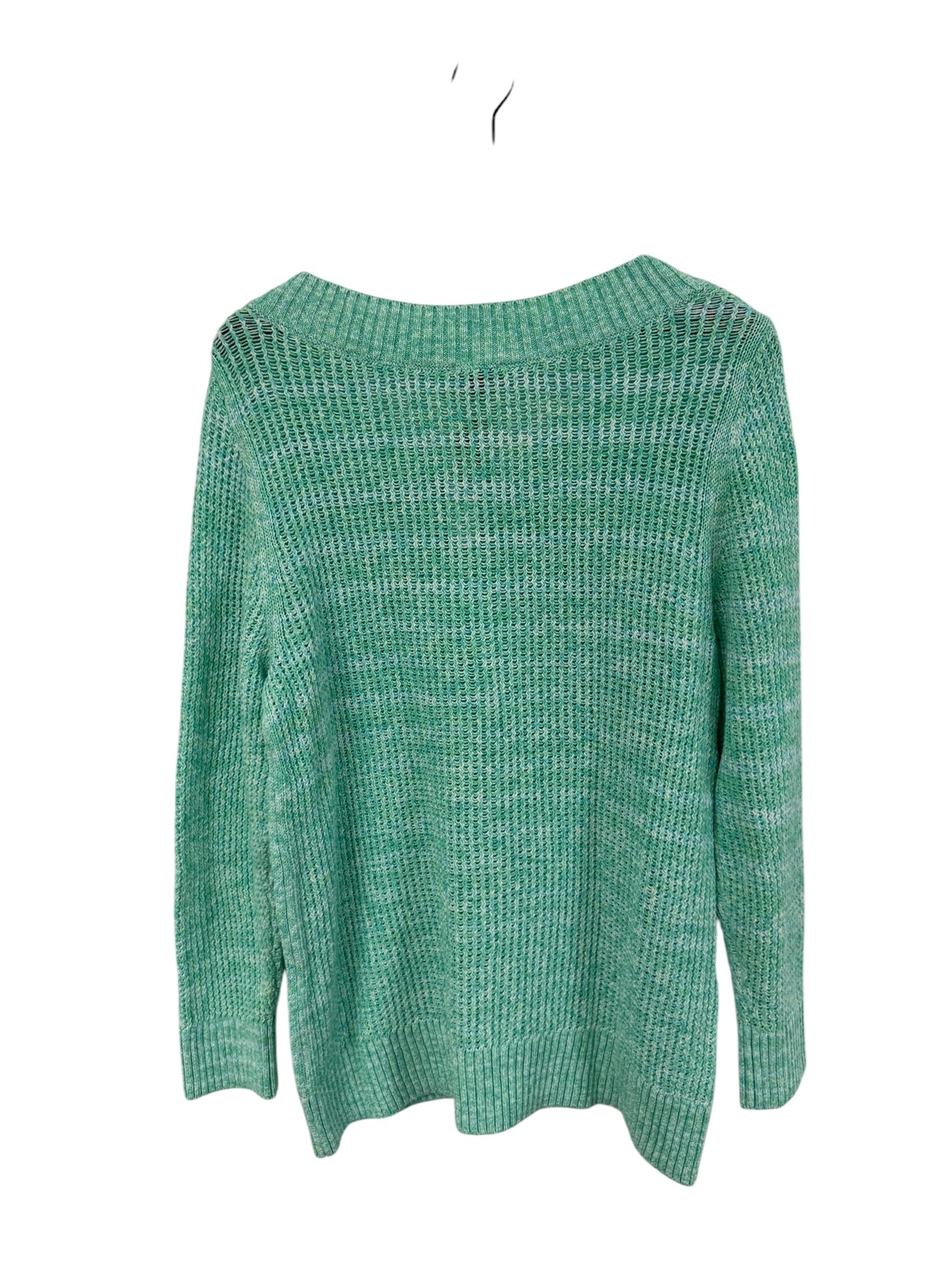 Sweater By Talbots In Green, Size: Xl