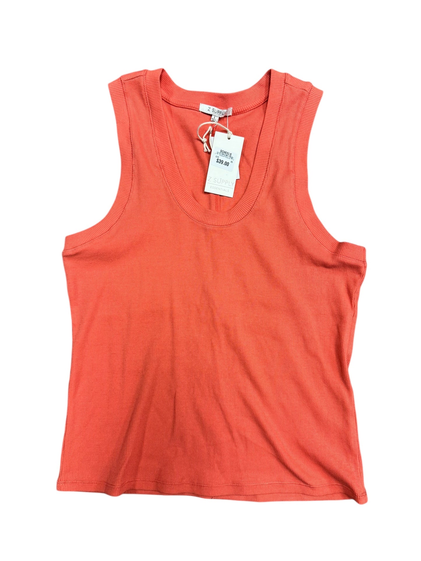 Top Sleeveless By Z Supply In Orange, Size: L