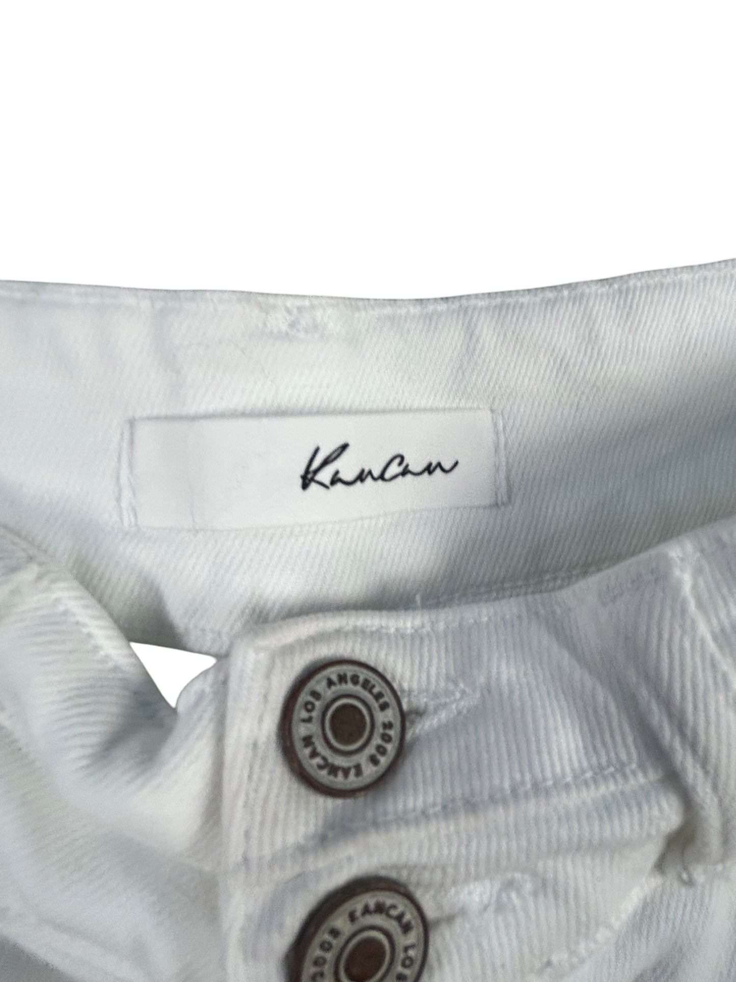 Jeans Straight By Kancan In White Denim, Size: 2