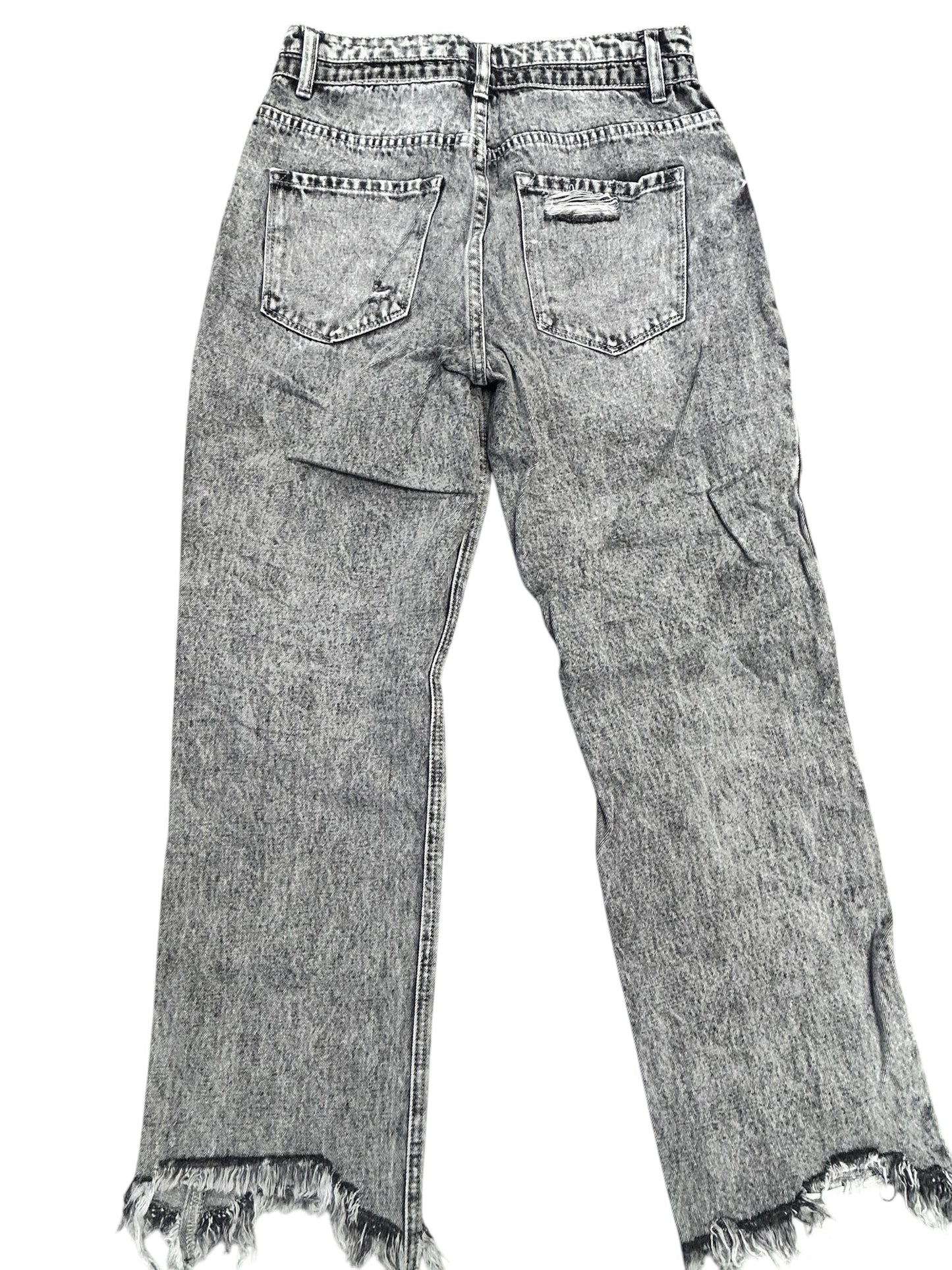 Jeans Cropped By Vervet In Grey Denim, Size: 6