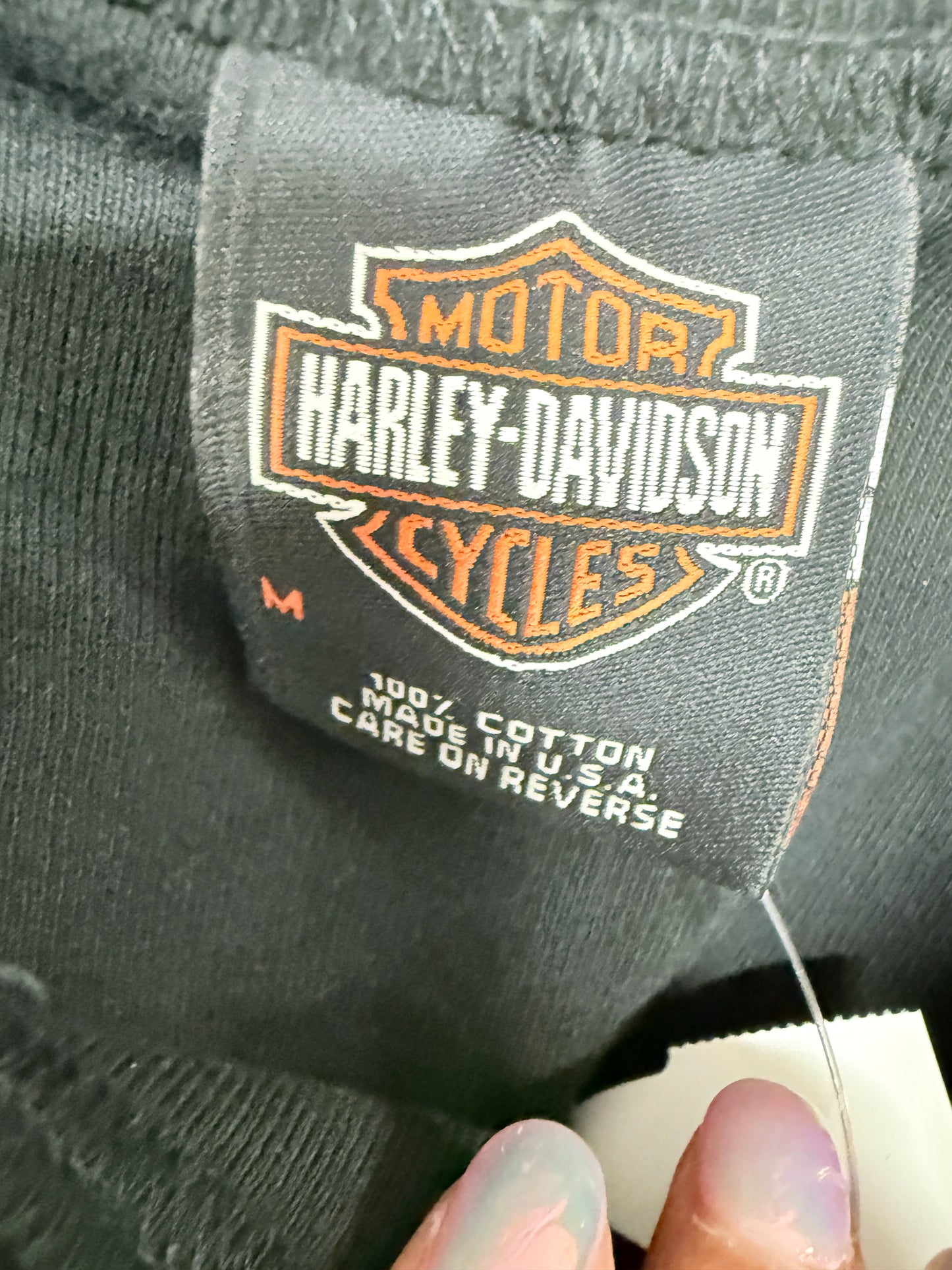 Top Short Sleeve By Harley Davidson In Black, Size: M