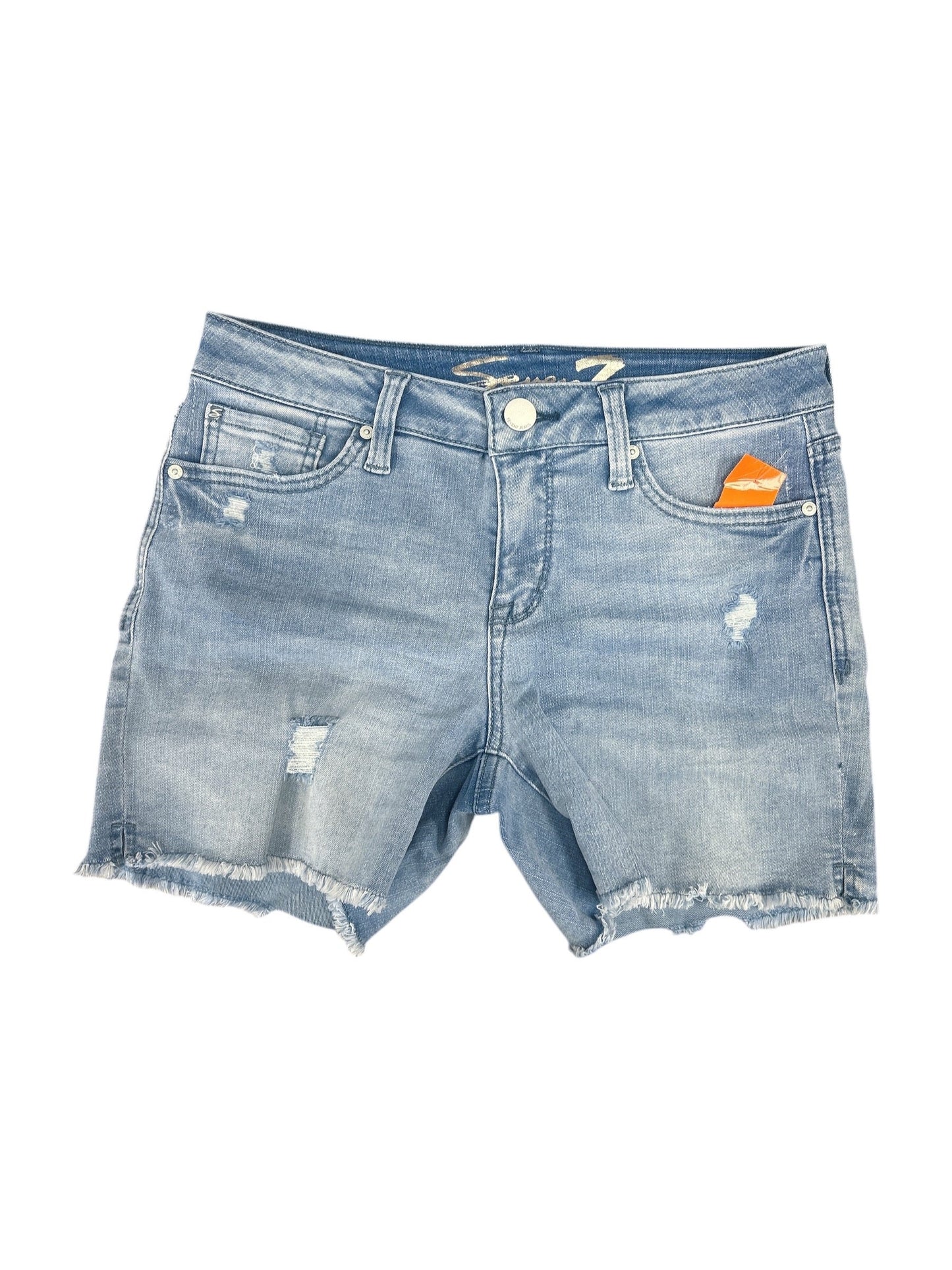 Shorts By Seven 7 In Blue Denim, Size: 6