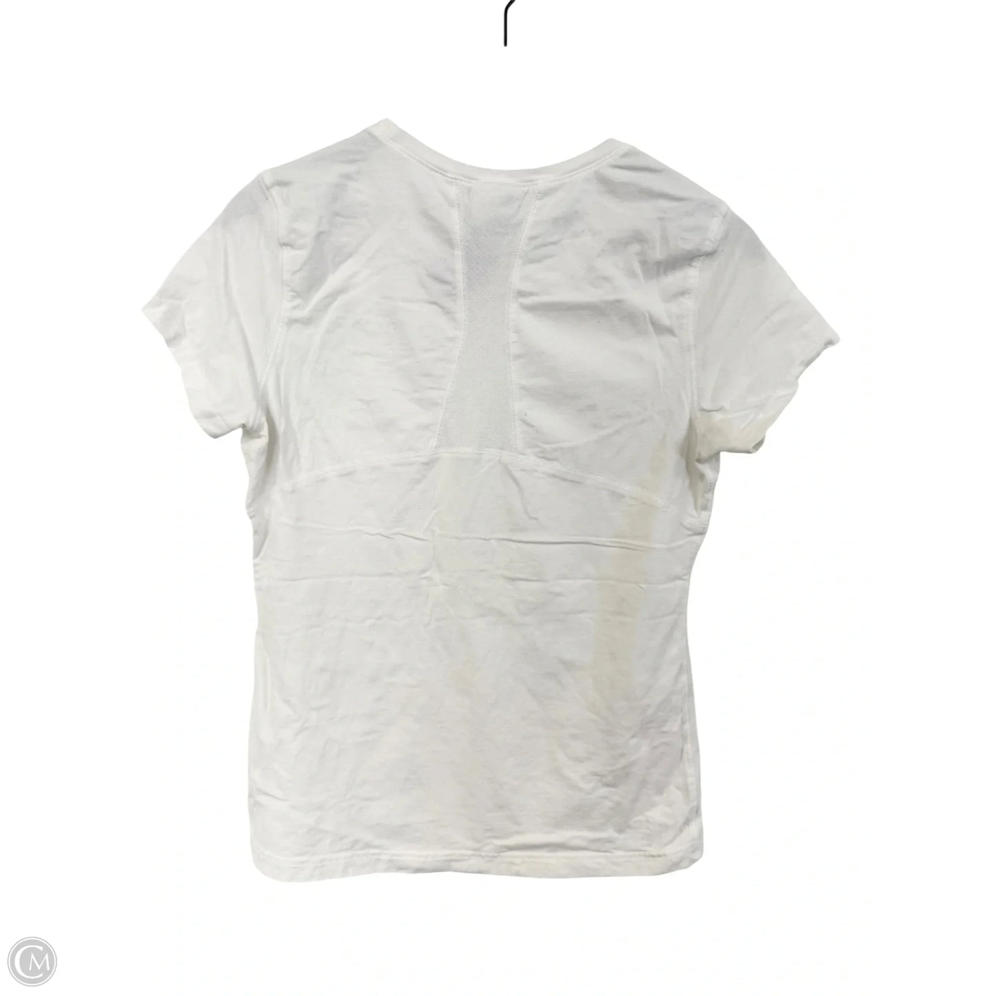 Athletic Top Short Sleeve By Danskin Now In White, Size: L