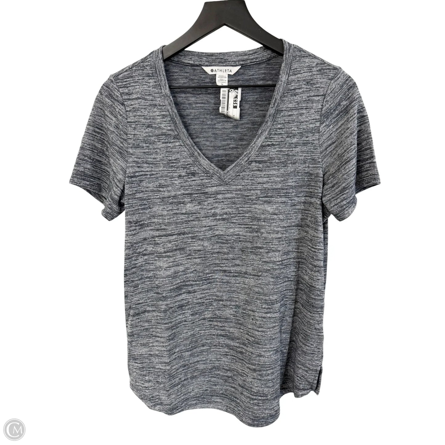 Athletic Top Short Sleeve By Athleta In Blue, Size: M