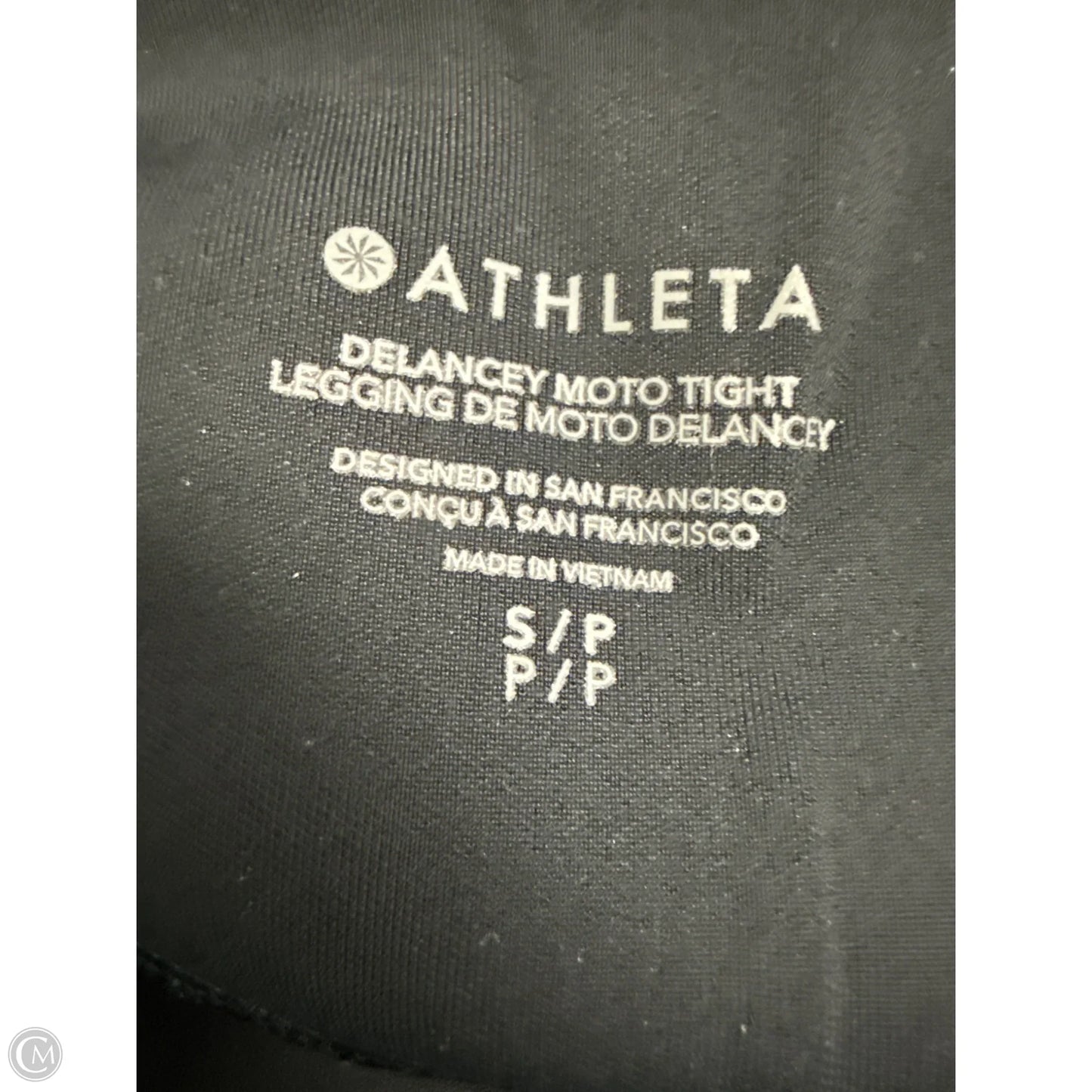 Athletic Leggings By Athleta In Black, Size: S