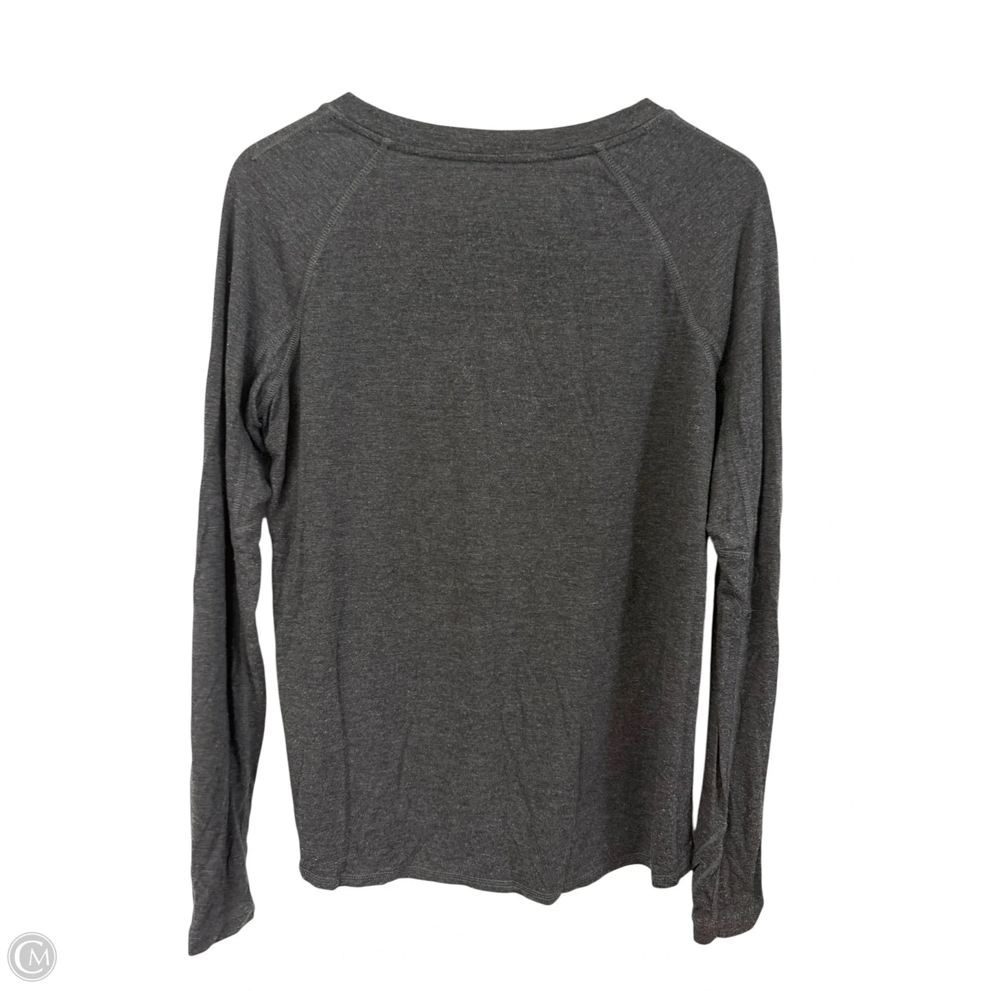 Athletic Top Long Sleeve Crewneck By Clothes Mentor In Grey, Size: L