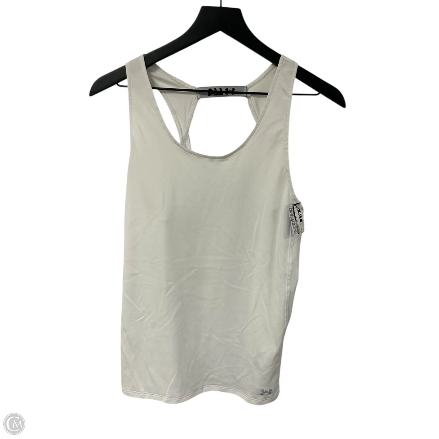 Athletic Tank Top By Under Armour In White, Size: L